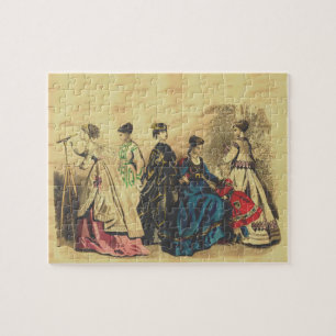Fashionable Victorian Ladies Jigsaw Puzzle