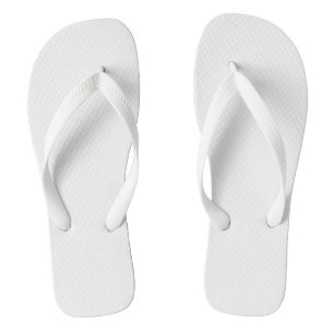Fashionable White Thongs