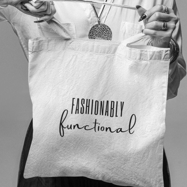 Fashionably Functional Stylish Modern Gift Tote Bag (Shop now and embrace a new era of chic convenience.)
