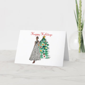 Fashionista Christmas Holiday Card