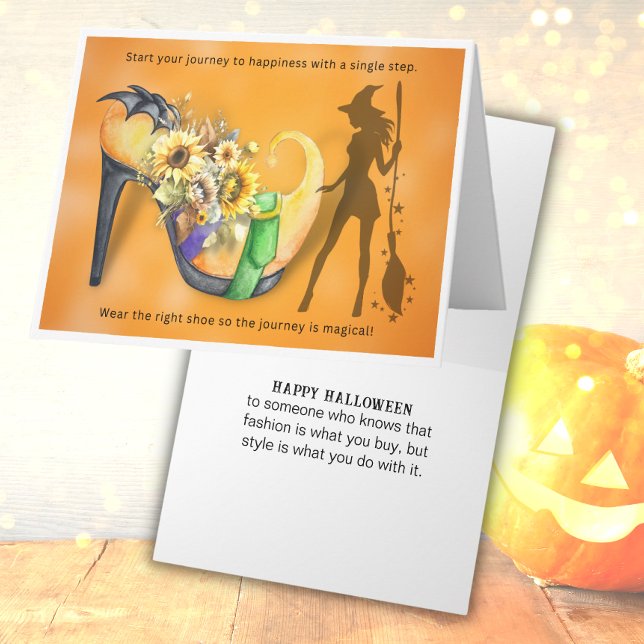 Fashionista Halloween Greeting Card (Creator Uploaded)