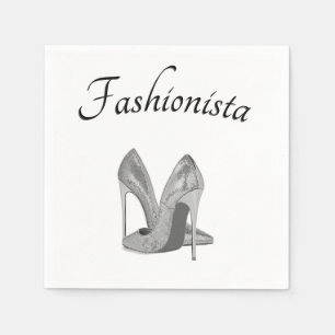 Fashionista High Heel Shoes Napkin