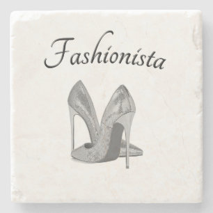 Fashionista High Heel Shoes Stone Coaster