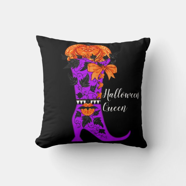 Fashionista Witch Pillow (Front)