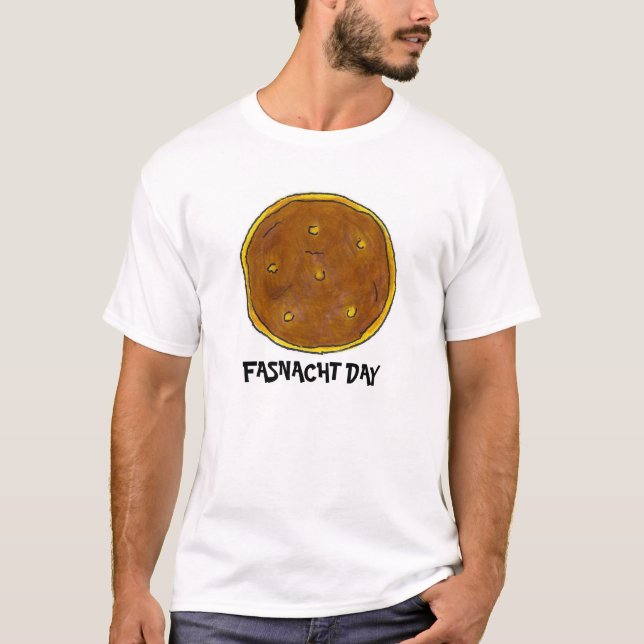Fasnacht Day Lent Doughnuts PA Dutch Doughnut T-Shirt (Front)