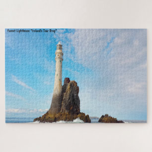 Fasnet Lighthouse "Ireland's Tear Drop" Jigsaw Puzzle