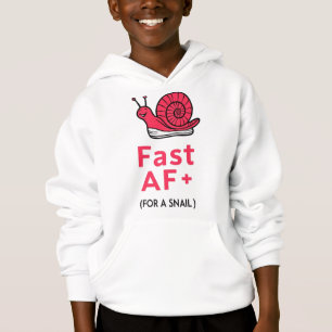 "Fast AF: Sneaker-Wearing Snail T-shir