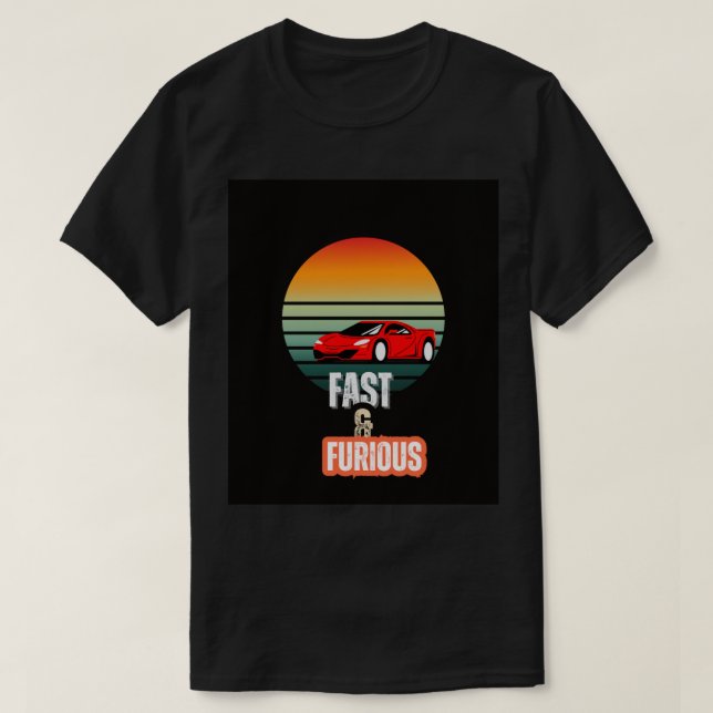 Fast and Furious T-Shirt Design (Design Front)