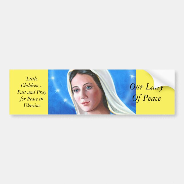Fast and Pray For Ukraine    Bumper Sticker (Front)