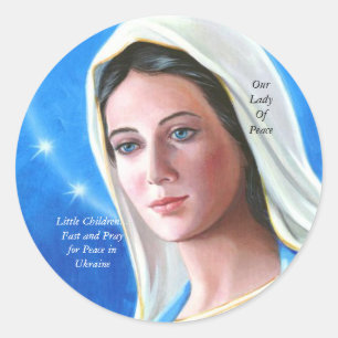 Fast and Pray For Ukraine Classic Round Sticker