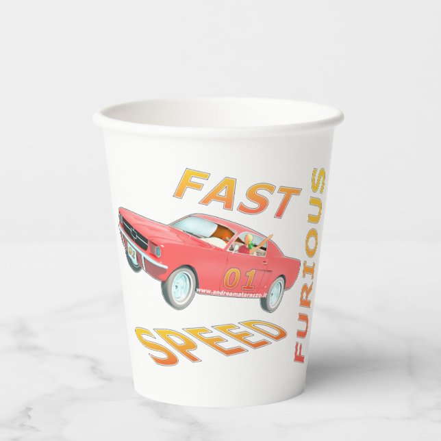 Fast and Speed Furious 01   Paper Cups (Front)