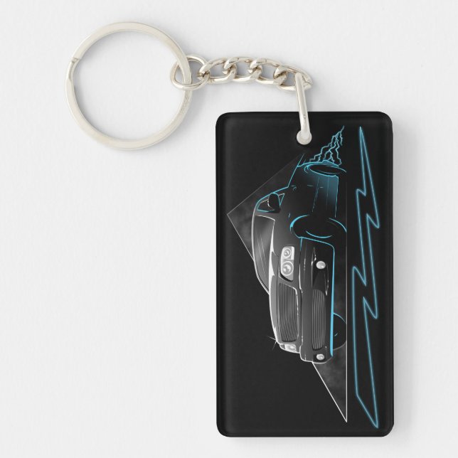 Fast as Lightning Key Ring (Front)