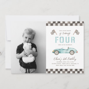 Fast Birthday Invitation   4th Racing Invitation