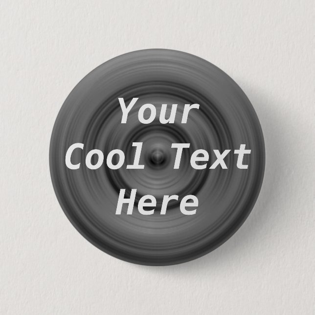 Fast Car I - Template 6 Cm Round Badge (Front)