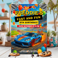 Fast Car Racing Birthday Party