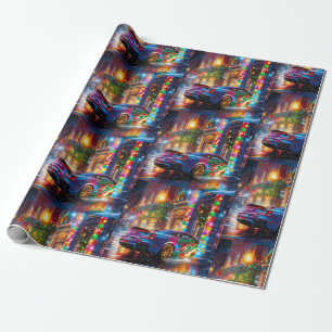 Fast Car Wrapping Paper