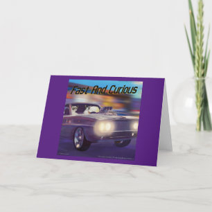 Fast Cats Funny Rick London Card