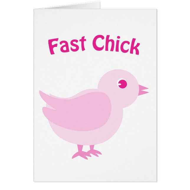 Fast Chick- pink (Front)
