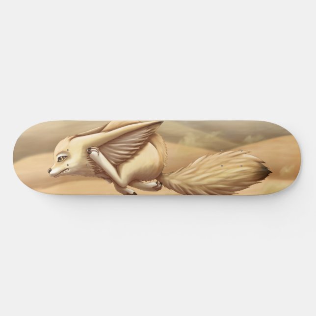 Fast Fennec Fox skateboard (Horz)