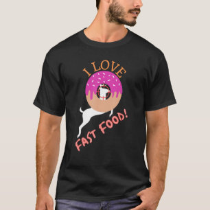 Fast Food Animals Deer Hunting Eat More Fast Food T-Shirt