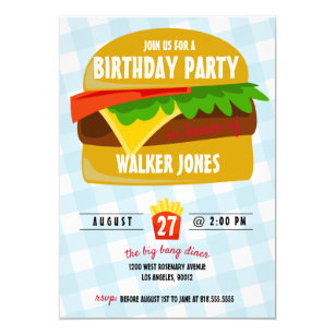 mcdonalds invitations amp announcements zazzle au fast birthday invitations