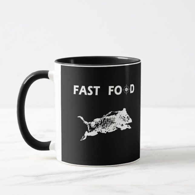 Fast food boar funny hunting mug (Left)