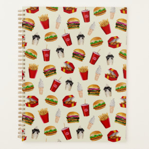 Fast Food Burgers, Fries, Sundaes Planner