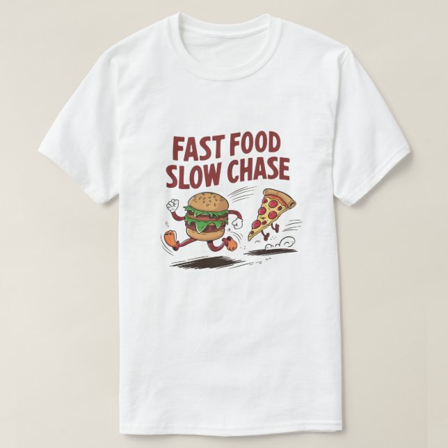 Fast Food Chase T-Shirt (Design Front)
