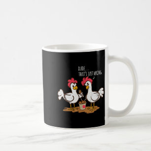 Fast Food Chicken Wings Funny Deep Fried Chicken S Coffee Mug