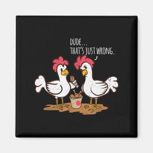 Fast Food Chicken Wings Funny Deep Fried Chicken S Magnet