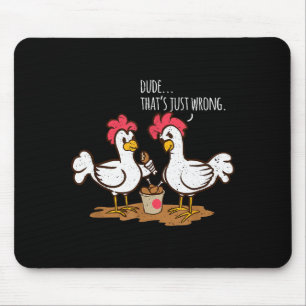 Fast Food Chicken Wings Funny Deep Fried Chicken S Mouse Pad