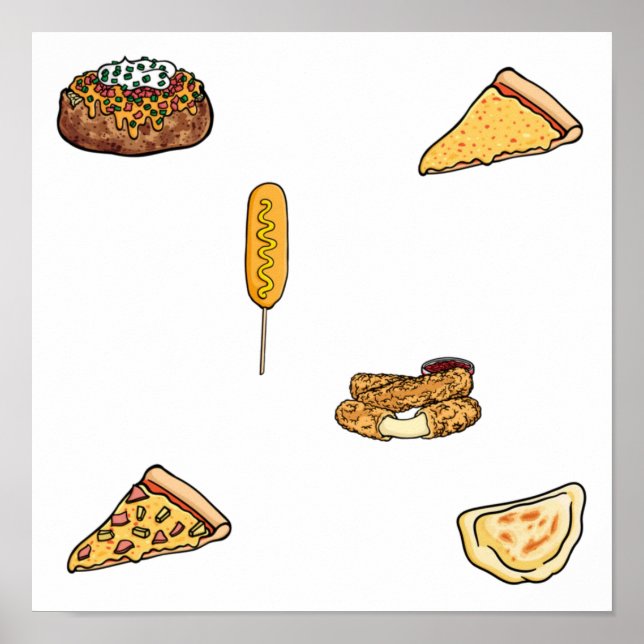 Fast food collection poster (Front)