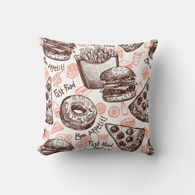 Fast Food Cushion (Front)