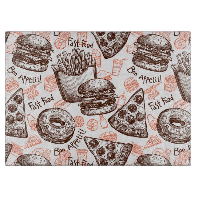 Fast Food Cutting Board (Front)