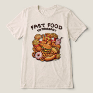 Fast Food Enthusiast Tri-Blend Shirt