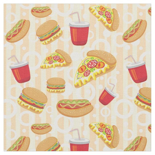 Fast Food Fabric (Close Up)