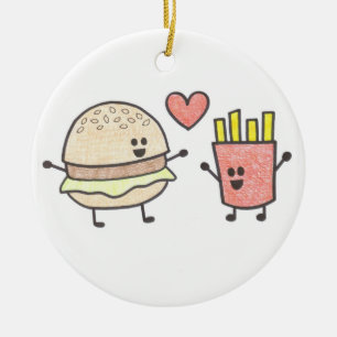 Fast Food Friends Ornament
