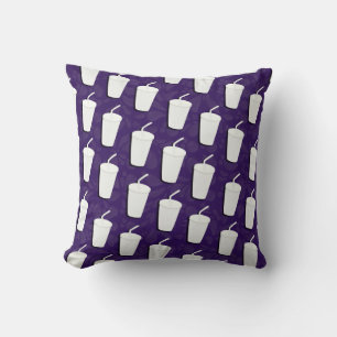 Fast Food Fun Novelty Shakes Design Art Cushion