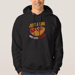 Fast Food Hot Dog  Girls Women Franks Sausage Hotd Hoodie