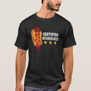 Fast Food  Hotdogologist Franks Sausage  Hotdog T-Shirt