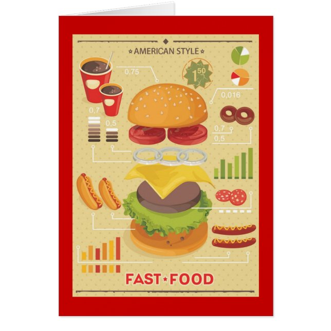 Fast food info graphic (Front)