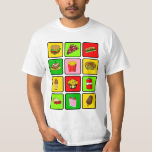 Fast Food Junkie shirt - choose style & colour