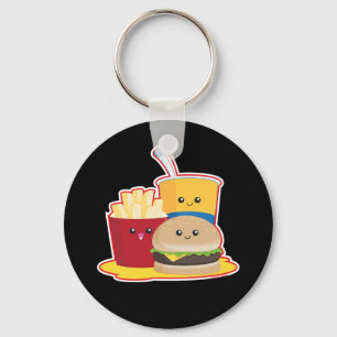 Fast Food Key Ring