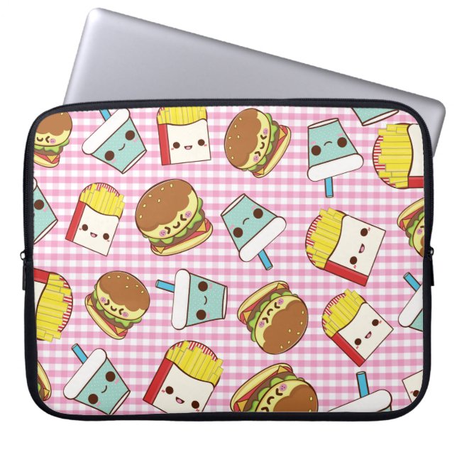 Fast Food Minis Laptop Sleeve (Front)
