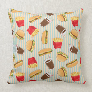 Fast Food Pattern 2 Cushion