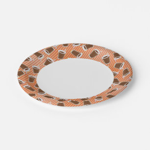 Fast food pattern 2 paper plate