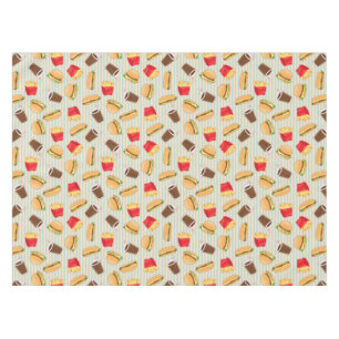 Fast Food Pattern 2 Tablecloth