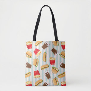 Fast Food Pattern 2 Tote Bag