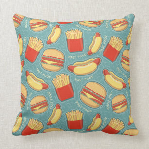 Fast Food Pattern 3 Cushion
