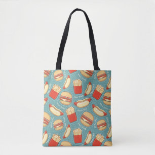 Fast Food Pattern 3 Tote Bag